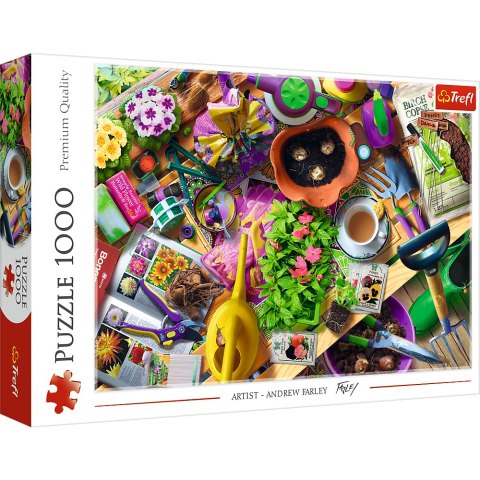 Puzzle - "1000" - Porządki w ogrodzie Trefl 10927 Trefl Puzzle