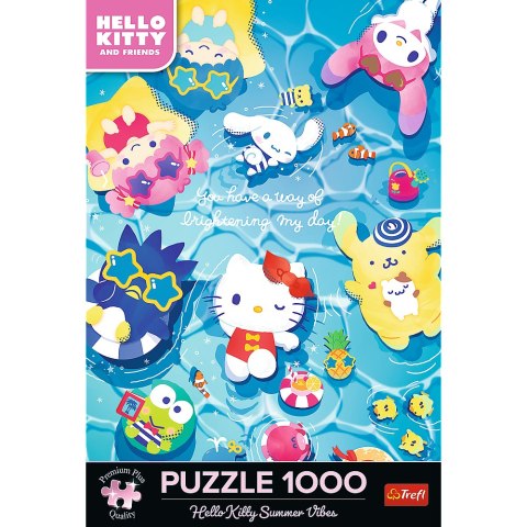 Puzzle - 1000 Premium Plus - Hello Kitty Letni relaks Trefl 12067 Trefl Puzzle