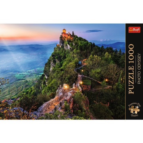 Puzzle - "1000 Premium Plus" - Photo Odyssey: Wieża Cesta, San Marino Trefl 10822 Trefl Puzzle
