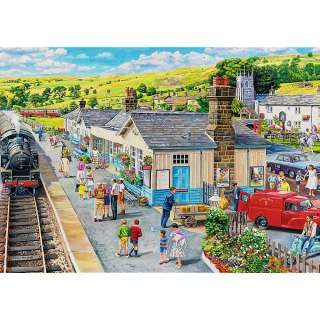 Puzzle - "1000 Premium Plus" - Tea Time: Dworzec kolejowy Trefl 10810 Trefl Puzzle