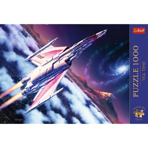 Puzzle - 1000 Premium Plus - Tea Time: Lot w kosmos Trefl 12075 Trefl Puzzle