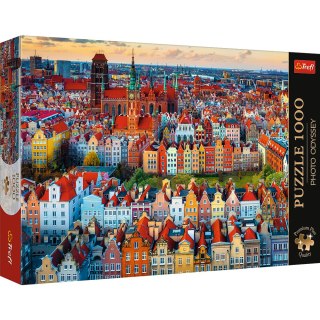 Puzzle - 1000 Premium Plus - Widok na Gdańsk, Polska Trefl 10856 Trefl Puzzle