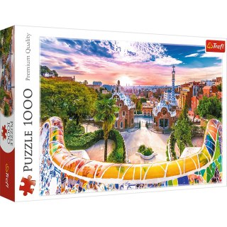 Puzzle - 1000 - Zachód słońca nad Barceloną, Hiszpania 10711 Trefl Puzzle