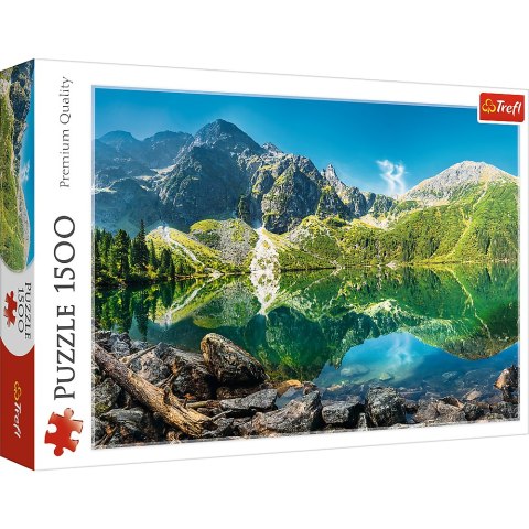 Puzzle -1500- Jezioro Morskie Oko, Tatry, Polska 26167 Trefl Puzzle