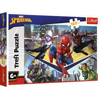 Puzzle - 160 - Siła Spidermana - Disney Marvel Spiderman 15422 Trefl Puzzle