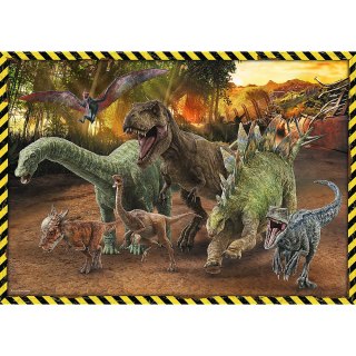 Puzzle - 200 - Dinozaury z Parku Jurajskiego Jurassic World 13287 Trefl Puzzle