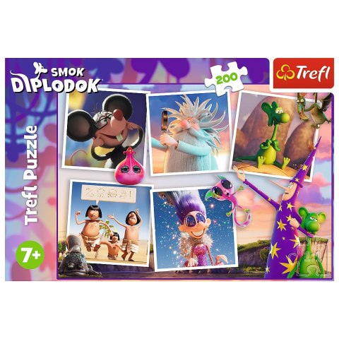 Puzzle - "200" - Przygody Smoka Diplodoka Trefl 13322 Trefl Puzzle