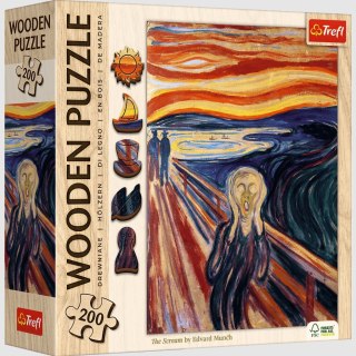 Puzzle - 200 Puzzle Drewniane - Krzyk - Trefl 20252 Trefl Puzzle