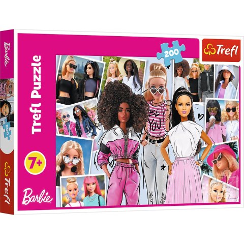 Puzzle - "200" - W świecie Barbie Trefl 13301 Trefl Puzzle