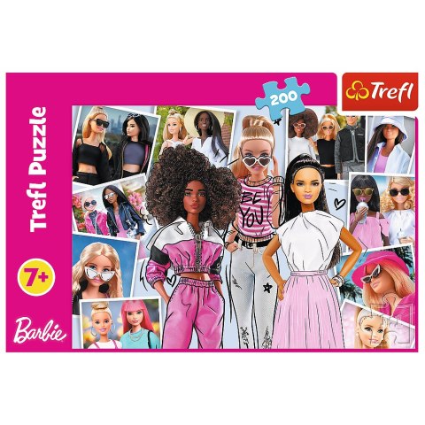 Puzzle - "200" - W świecie Barbie Trefl 13301 Trefl Puzzle