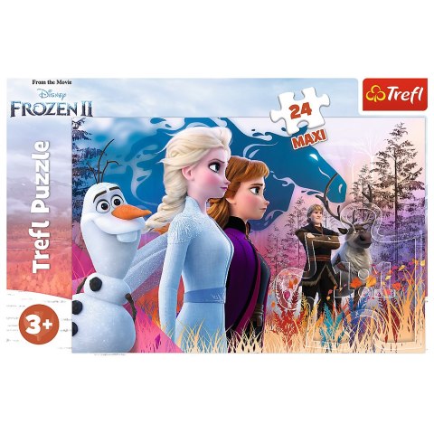 Puzzle - "24 Maxi" - Magiczna wyprawa Frozen 2 Trefl 14298 Trefl Puzzle