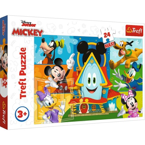 Puzzle - "24 Maxi" - Myszka Miki i przyjaciele Trefl 14351 Trefl Puzzle