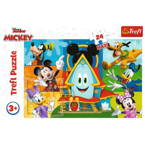 Puzzle - "24 Maxi" - Myszka Miki i przyjaciele Trefl 14351 Trefl Puzzle
