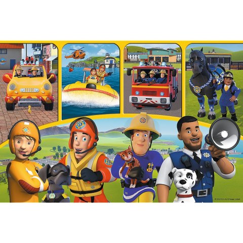 Puzzle - "24 Maxi" - Strażak Sam i przyjaciele Trefl 14356 Trefl Puzzle