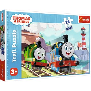 Puzzle - "24 Maxi" - Tomek i Percy na torach Trefl 14354 Trefl Puzzle