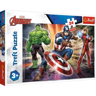 Puzzle - "24 Maxi" - W świecie Avengersów Trefl 14321 Trefl Puzzle