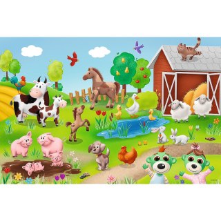 Puzzle 24 maxi Bobaski i Zwierzęta Trefl 14372 Trefl Puzzle