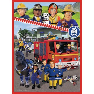 Puzzle - 2w1 + memos - Drużyna Strażaka Sama Trefl 93334 Trefl Puzzle
