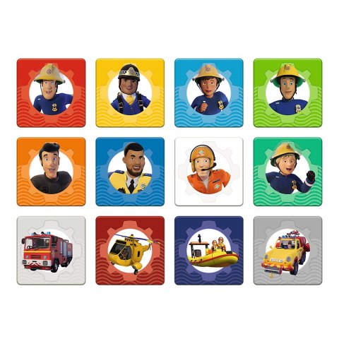 Puzzle - 2w1 + memos - Drużyna Strażaka Sama Trefl 93334 Trefl Puzzle