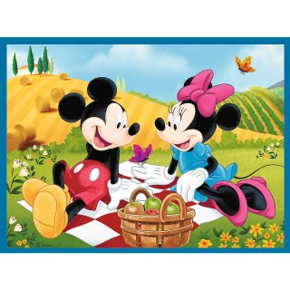 Puzzle - 2w1 + memos - Poznaj bohaterów Disney Trefl 93344 Trefl Puzzle
