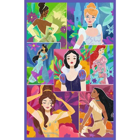 Puzzle - 3x80 - Księżniczki przyjaciółki - Disney Princess Trefl 34884 Trefl Puzzle