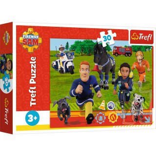 Puzzle - "30" - Gotowi do pomocy Strażak Sam Trefl