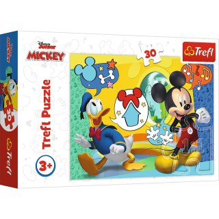 Puzzle - "30" - Myszka Miki i Wesoły Domek Trefl