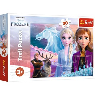 Puzzle - 30 - Odwaga sióstr - Disney Frozen 2