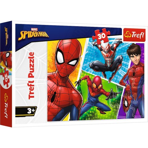 Puzzle - "30" - Spider-Man i Miguel Trefl
