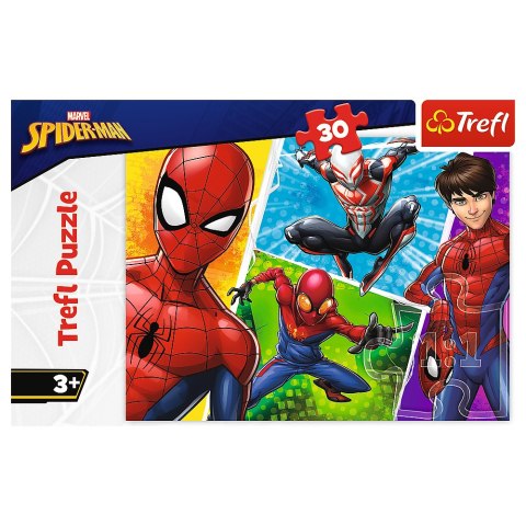 Puzzle - "30" - Spider-Man i Miguel Trefl