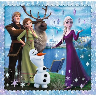 Puzzle 3w1 Kraina Lodu Magiczna opowieść Trefl 34853 Trefl Puzzle
