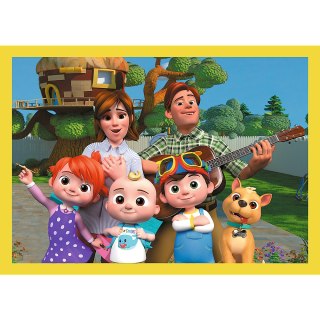 Puzzle - "4w1 (12, 15, 20, 24)" - Cocomelon, Poznaj bohaterów Trefl 34647 Trefl Puzzle