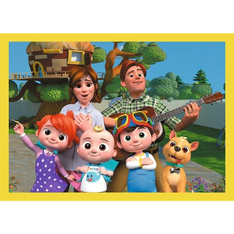 Puzzle - "4w1 (12, 15, 20, 24)" - Cocomelon, Poznaj bohaterów Trefl 34647 Trefl Puzzle