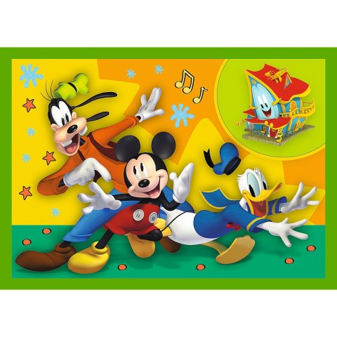 Puzzle - "4w1 (12, 15, 20, 24)" - Wśród przyjaciół Myszka Miki Trefl 34616 Trefl Puzzle