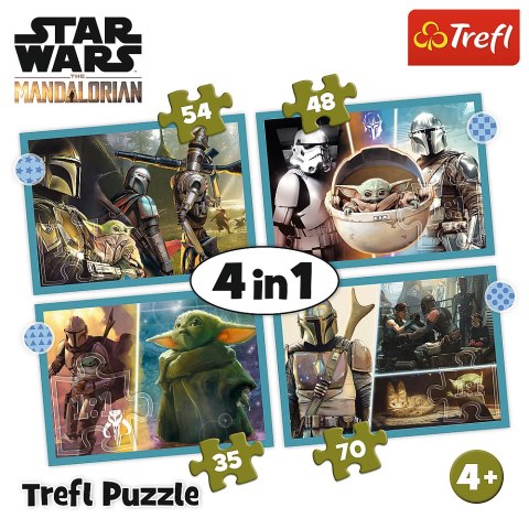 Puzzle - "4w1" - Mandalorian Trefl 34397 Trefl Puzzle