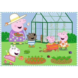 Puzzle - "4w1" - Wspomnienia z wakacji / Peppa Pig Trefl 34359 Trefl Puzzle