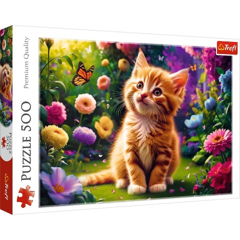 Puzzle - 500 - Uroczy kotek Trefl 37525 Trefl Puzzle