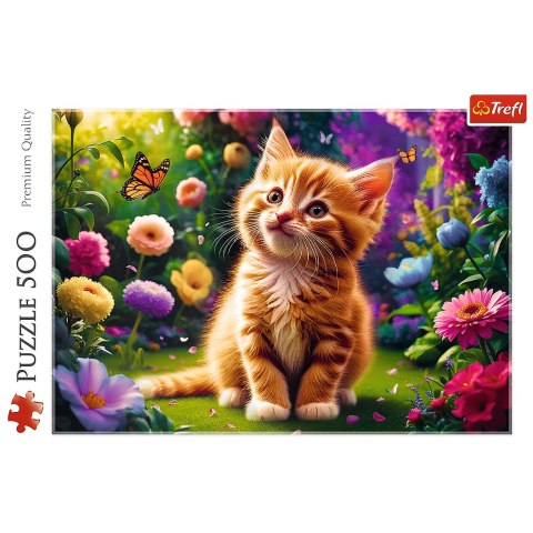 Puzzle - 500 - Uroczy kotek Trefl 37525 Trefl Puzzle
