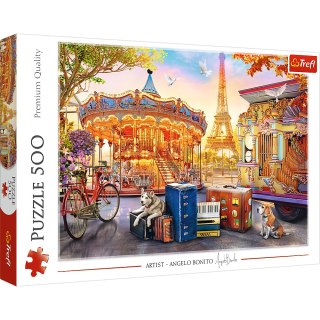 Puzzle - "500" - Wakacje w Paryżu Trefl 37426 Trefl Puzzle
