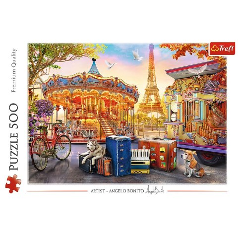 Puzzle - "500" - Wakacje w Paryżu Trefl 37426 Trefl Puzzle