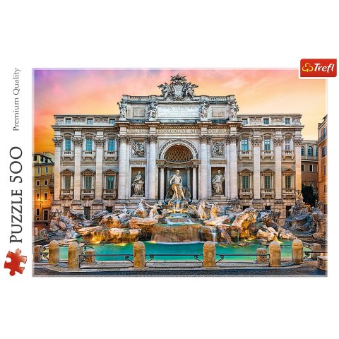 Puzzle 500 el. Fontanna di Trevi, Rzym Trefl 37292 Trefl Puzzle