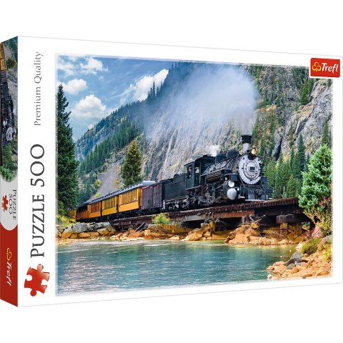 Puzzle 500 el. Górski pociąg Trefl 37379 Trefl Puzzle