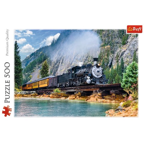 Puzzle 500 el. Górski pociąg Trefl 37379 Trefl Puzzle