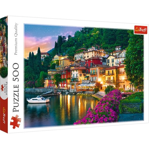 Puzzle 500 el. Jezioro Como, Włochy Trefl 37290 Trefl Puzzle