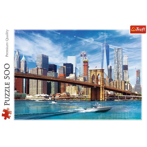 Puzzle 500 el. Widok na Nowy Jork Trefl 37331 Trefl Puzzle