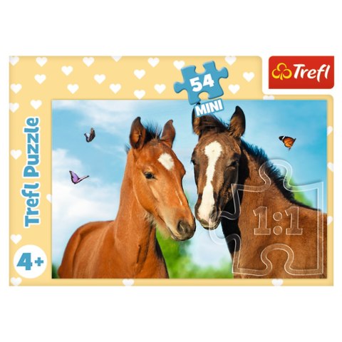 Puzzle - 54 mini - Urocze zwierzątka - Trefl 54195 Trefl Puzzle