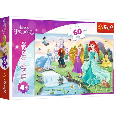 Puzzle - 60 - Poznaj Księżniczki - Disney Princess Trefl