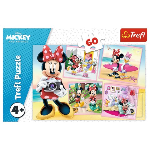 Puzzle - 60 - Urocza Minnie - Disney Minnie Trefl