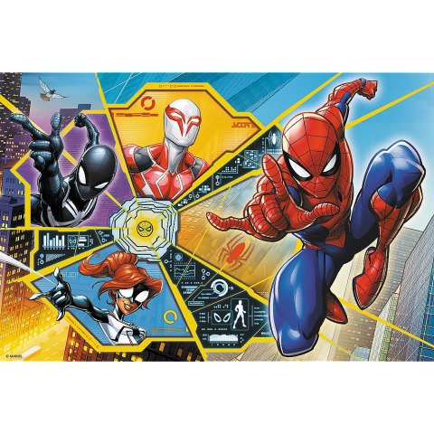 Puzzle - "60" - W sieci / Disney Marvel Spiderman Trefl