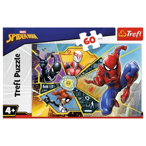 Puzzle - "60" - W sieci / Disney Marvel Spiderman Trefl